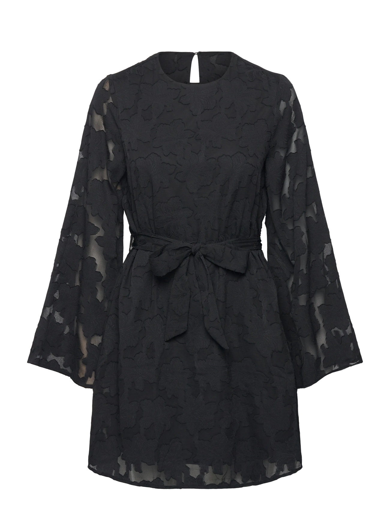 Vero Moda Vmsloane Ls Short Dress Wvn Exp, XS, Black, Kjoler > Kort Kjole, Dame
