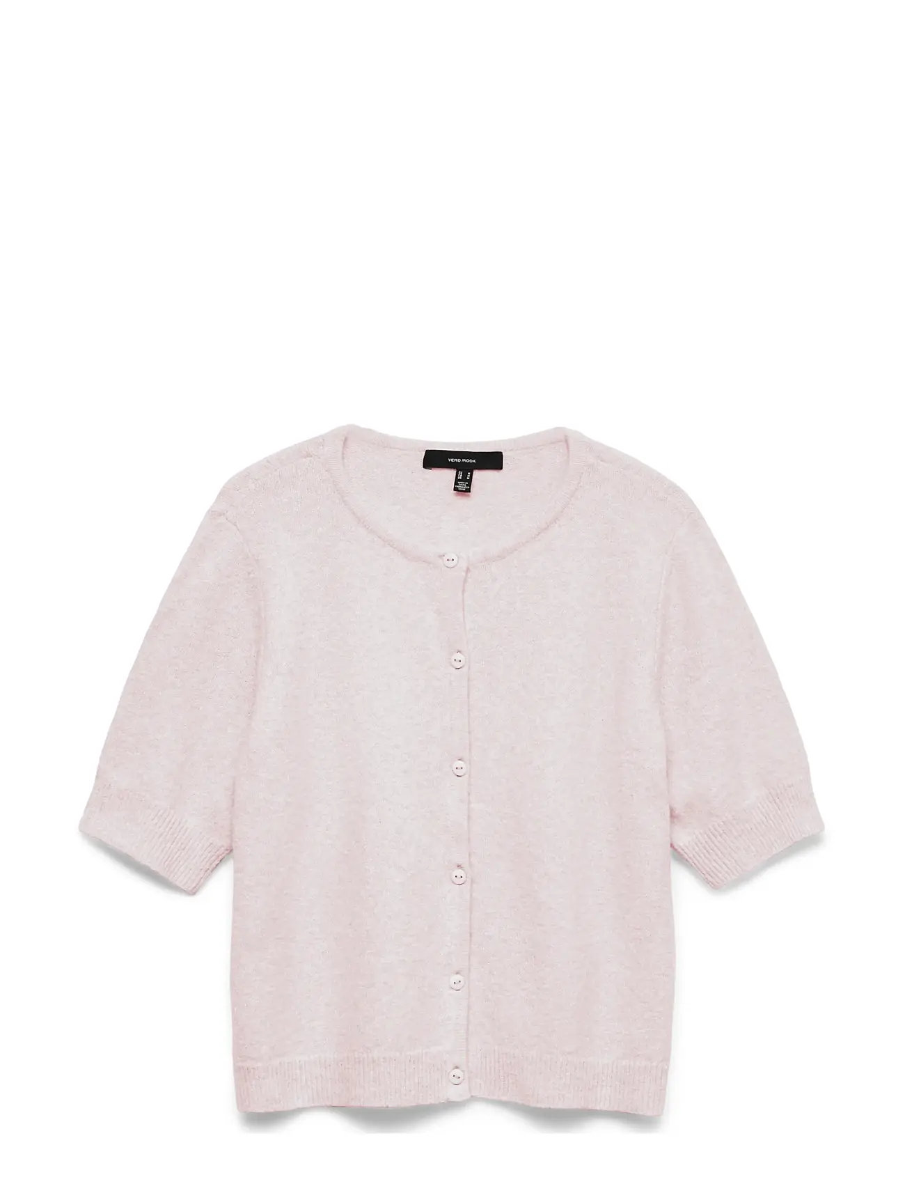 VERO MODA Vmdoffy 2/4 O-Neck Button Cardigan Noos Pink - L - Damen