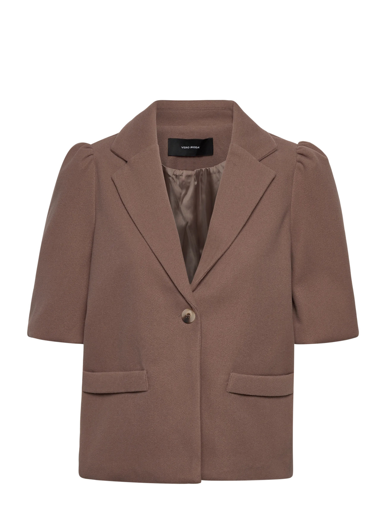 VERO MODA Vmloris 2/4 Kurz Jacke Wvn Exp Braun - M - Damen
