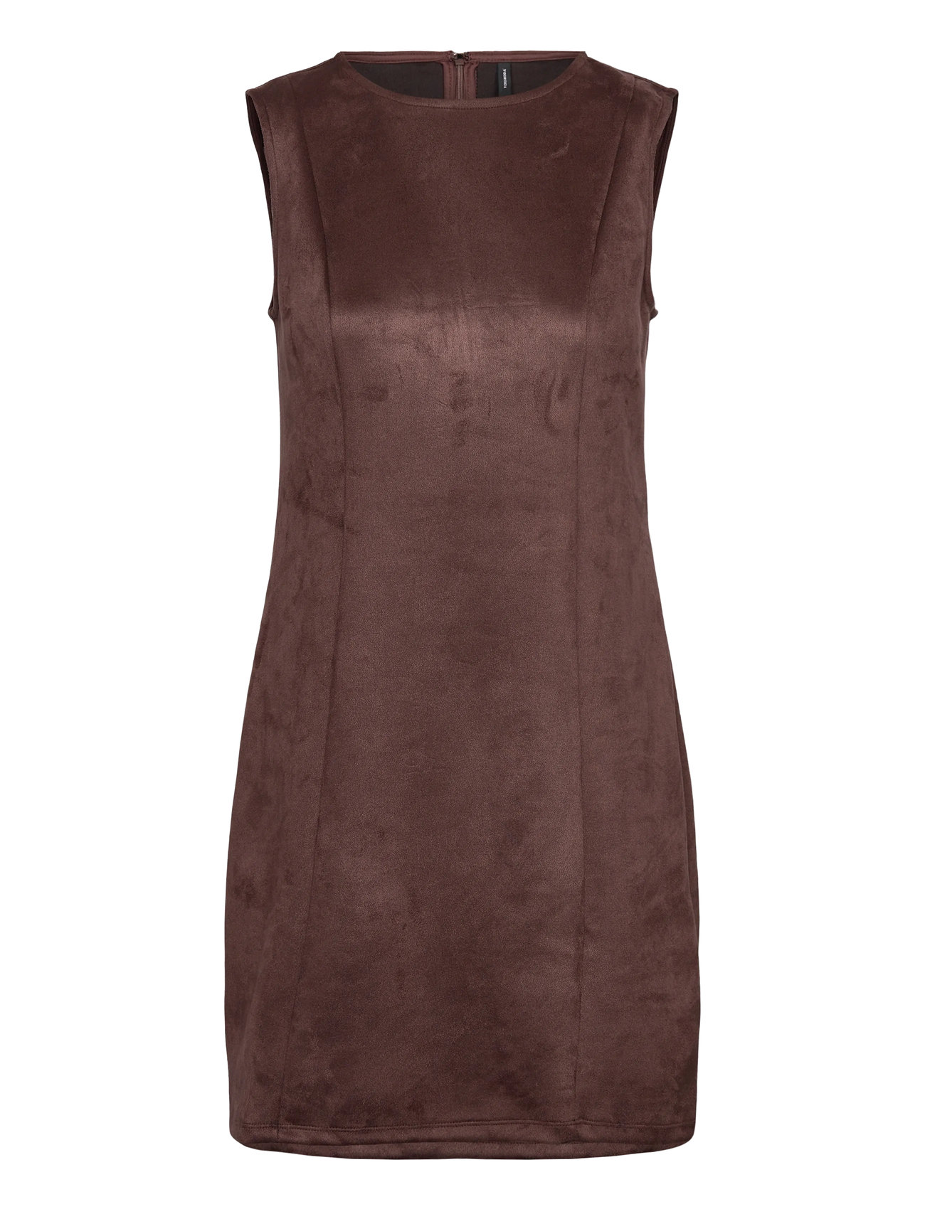 VERO MODA Vmbella Faux Wildleder Sl Kurz Kleid Jrs Ex Braun - S - Damen