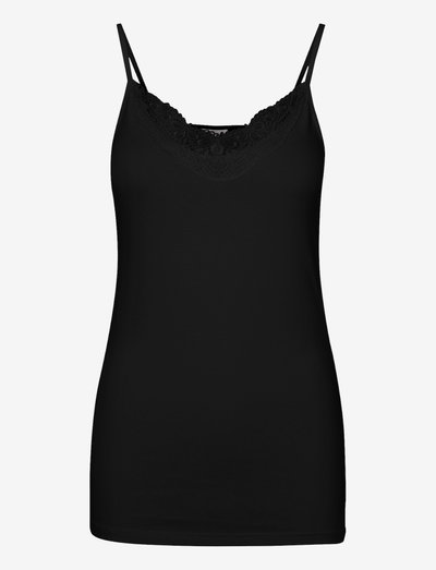 Black Lace Singlet