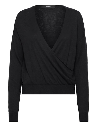 VMSILKY LS WRAP PULLOVER BOO - Oberteile