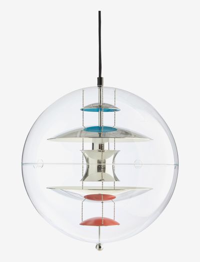 Globe pendant - pendellampor - transparent/ white/blue/orange