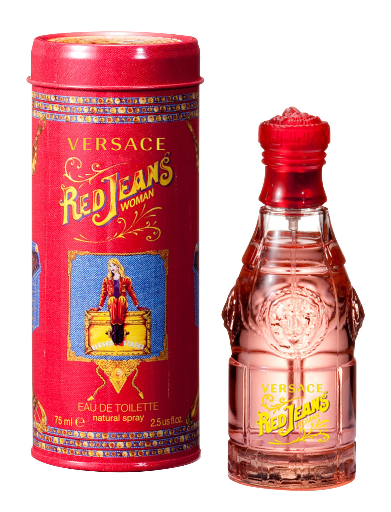 Versace Fragrance Red Jeans Edt, 75 ml, Nude, Parfume > Eau De Toilette, Dame