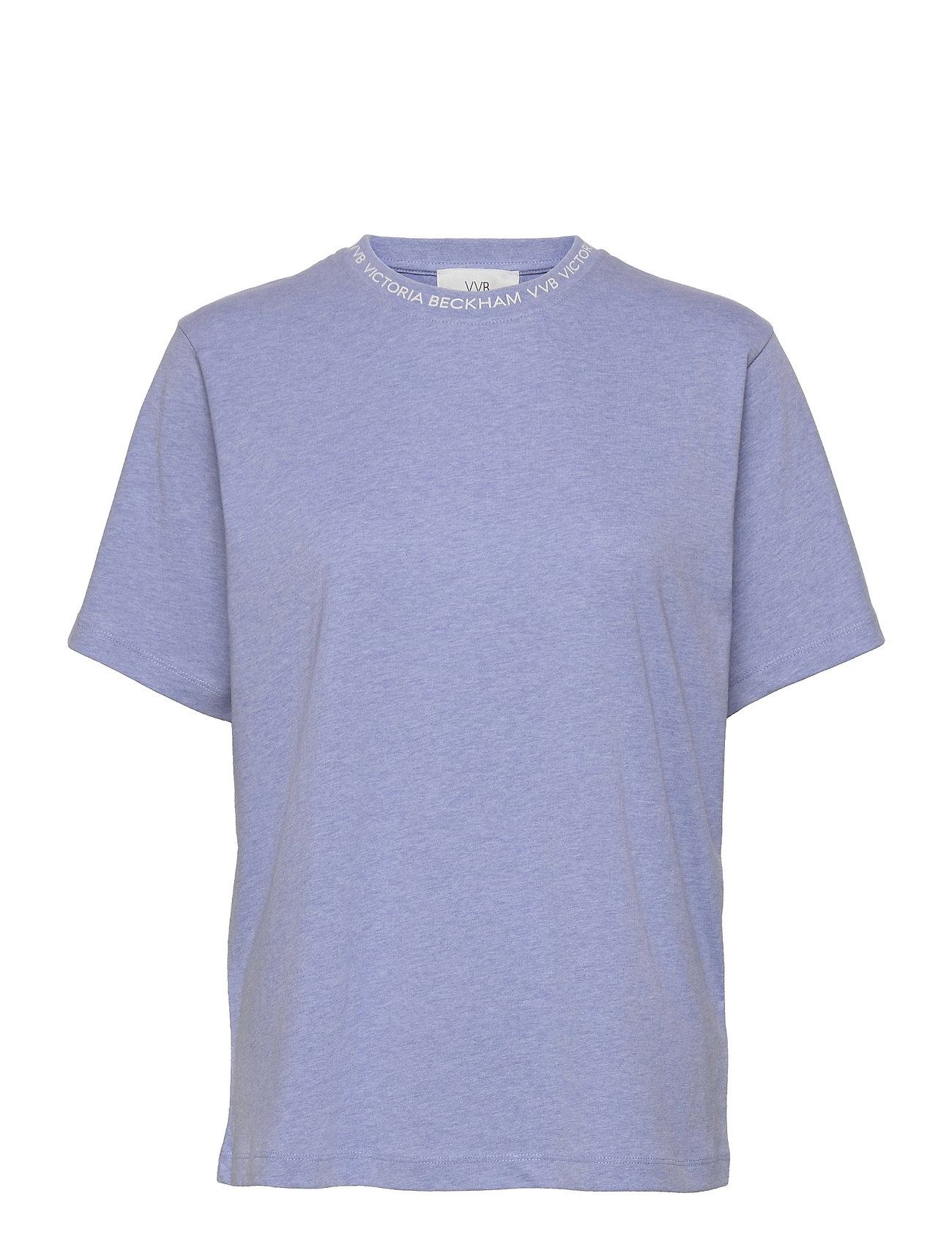 Logo Rib T-Shirt T-shirts & Tops Short-sleeved Sininen Victoria Victoria Beckham