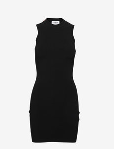 FITTED MINI DRESS - stramme kjoler - black