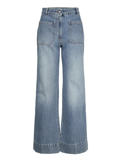 Victoria Beckham Alina Jean - Wide leg jeans | Boozt.com