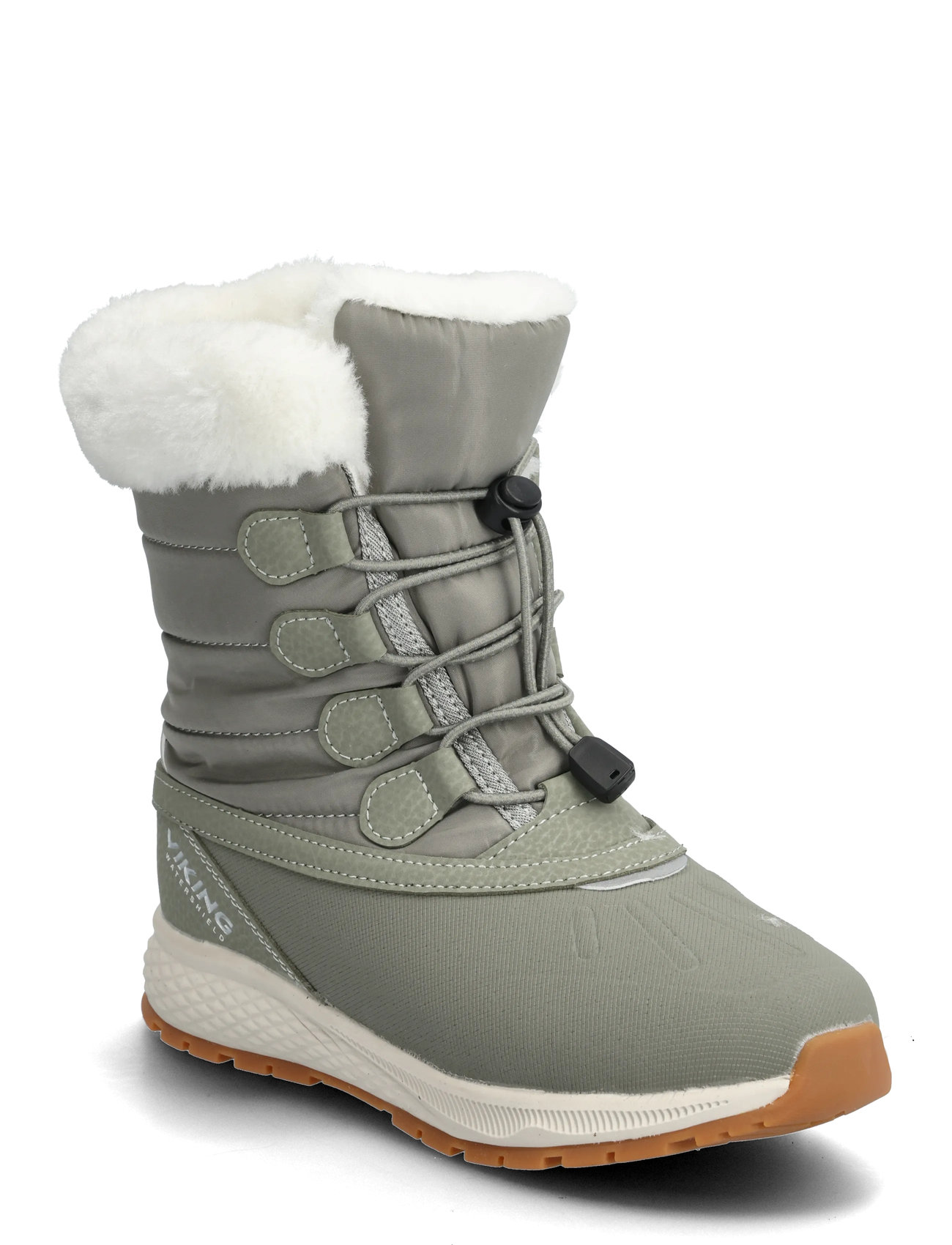 Viking Equip Warm Wp Zip, 40, Green, Vinterstøvler > Vinterstøvler M. Snørebånd, Børn