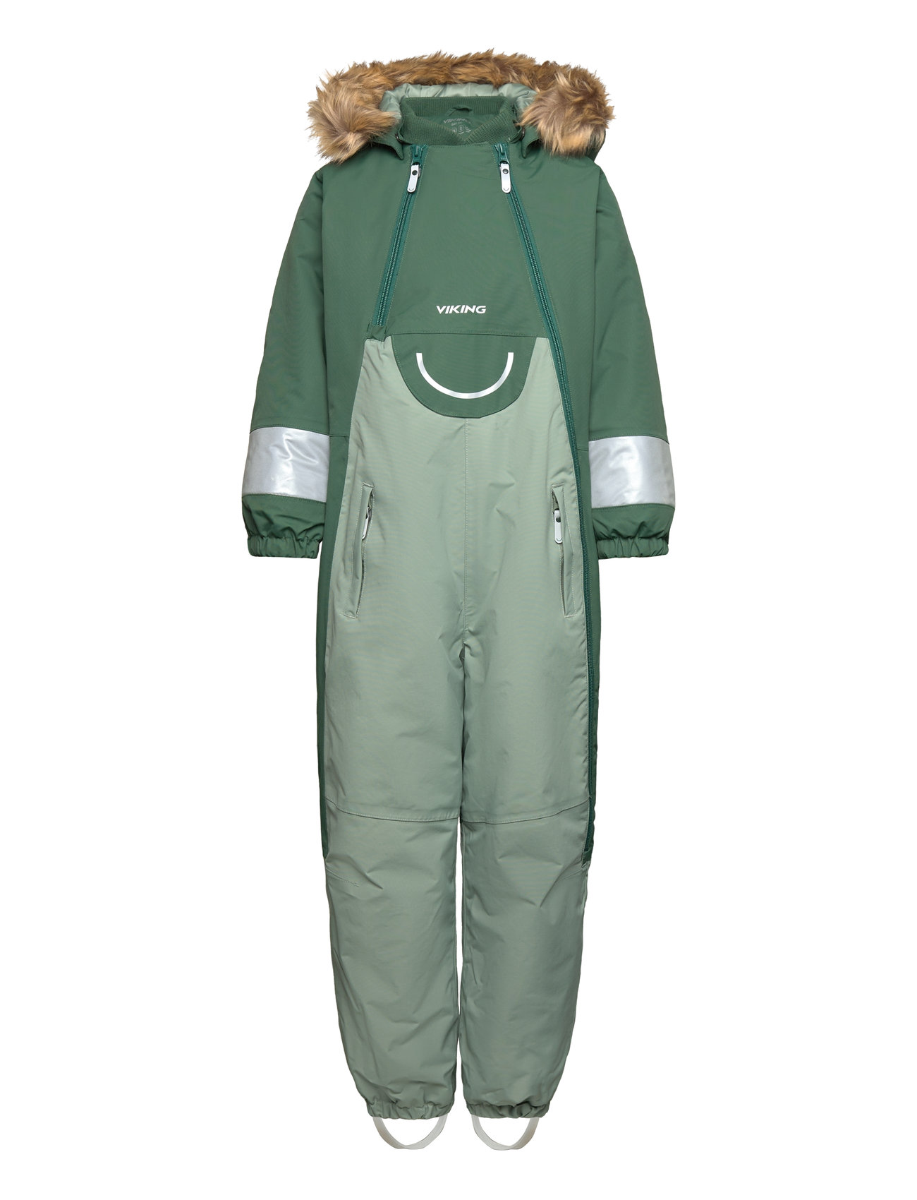 Alv Winter Playsuit Sport Coveralls Snow-ski Coveralls & Sets Green Viking