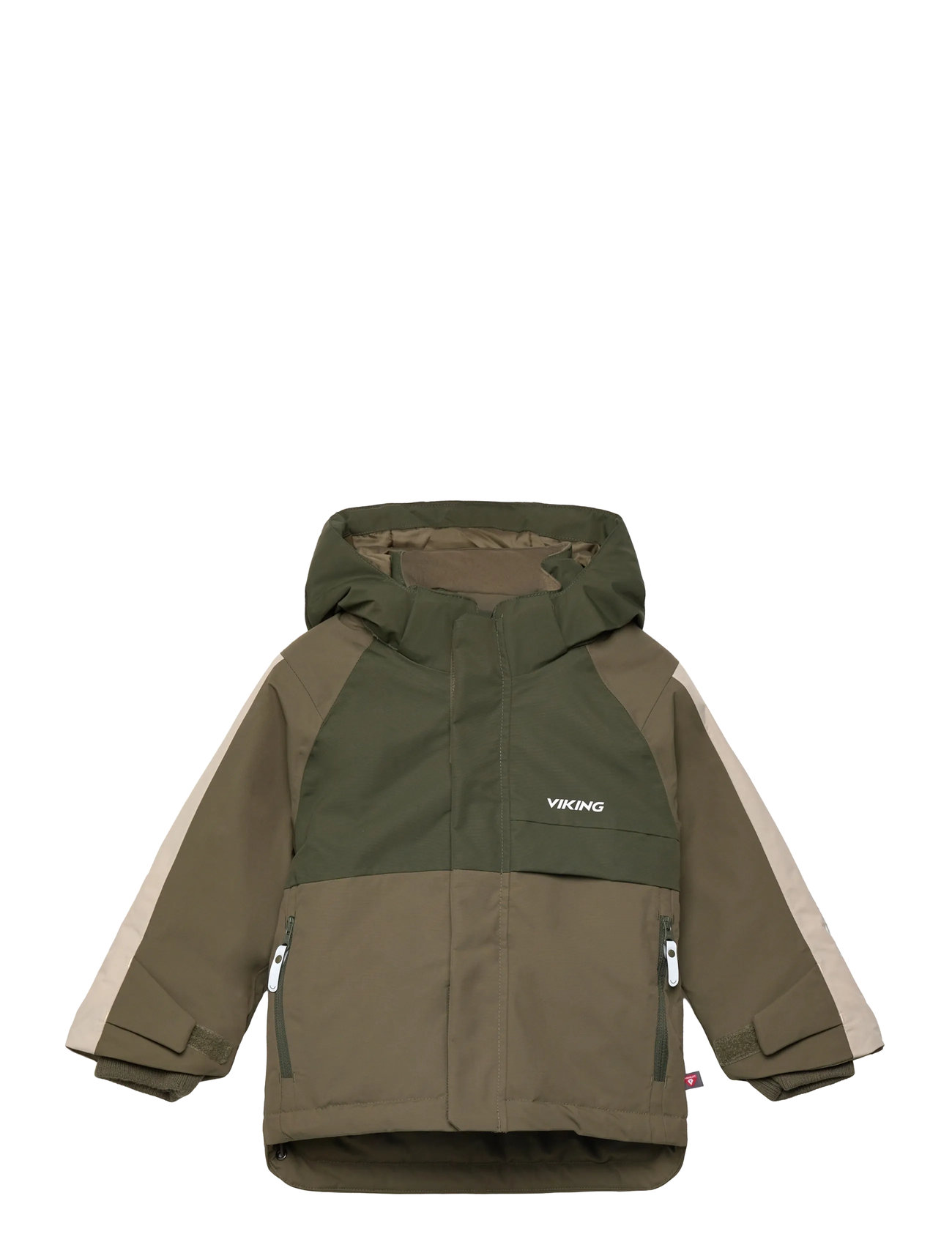 Viking Play Winter Jacket Thermal, 122, Khaki green, Jakker Og Frakker > Vinterjakker, Børn