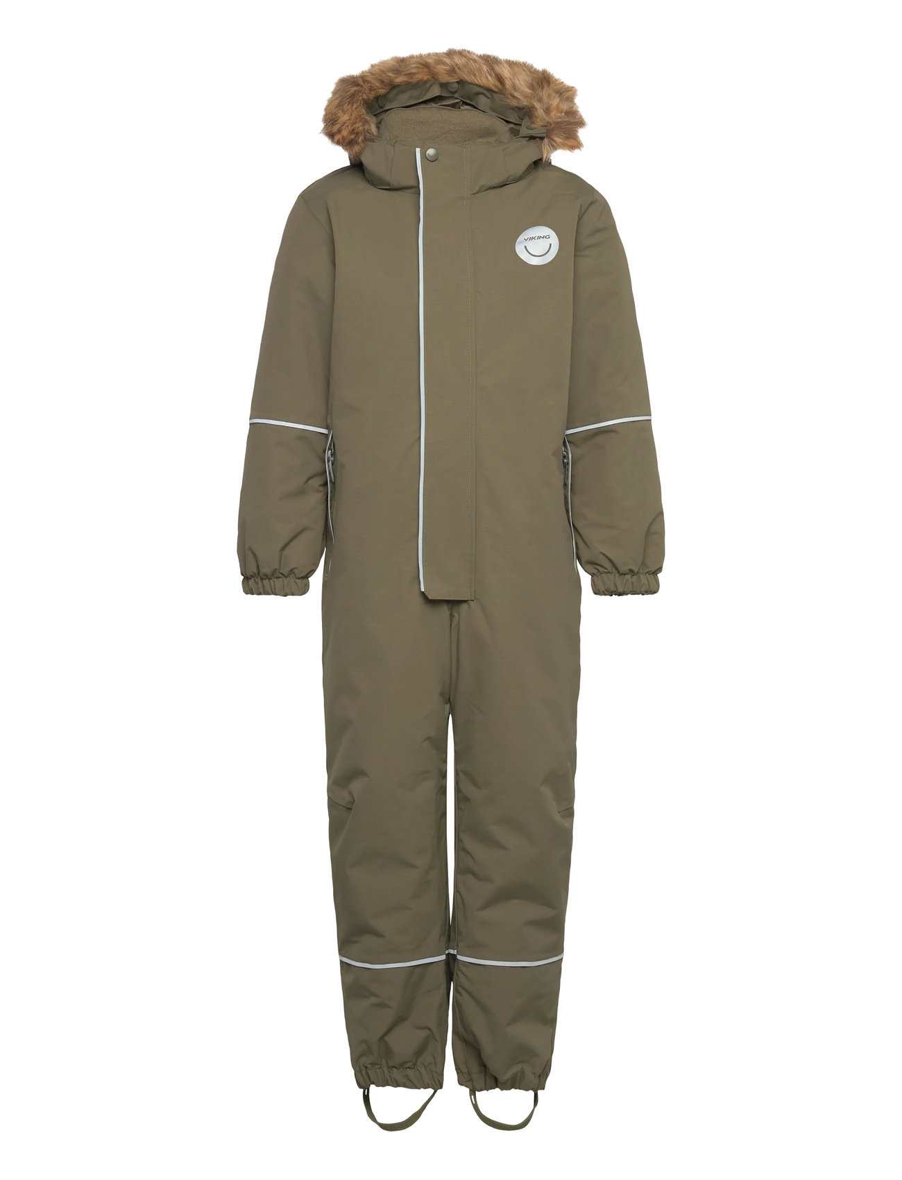 Viking Play Winter Playsuit Thermal, 110, Khaki green, Overalls > Overalls Og Sæt Til Sne-Ski, Børn
