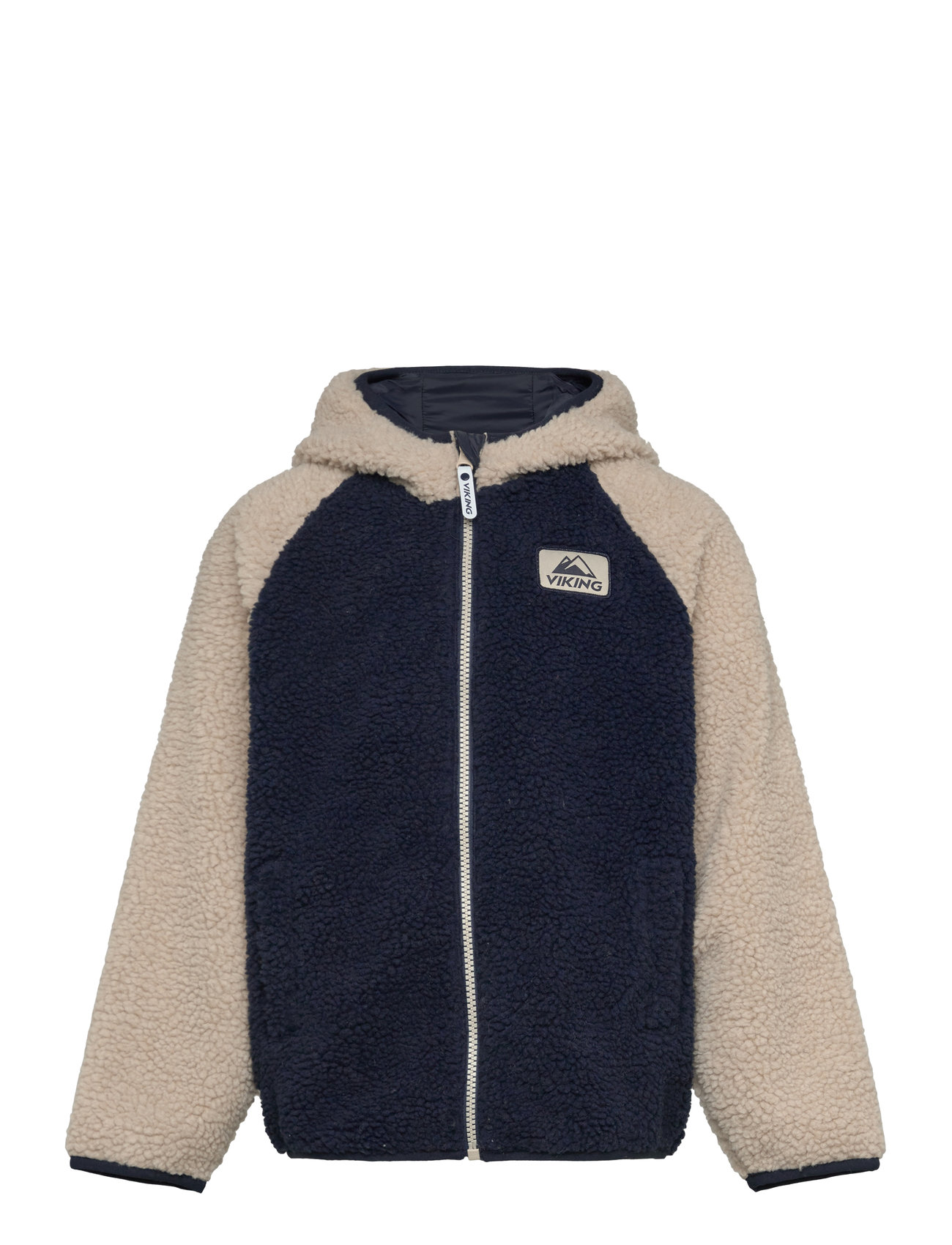 VIKING Play Reversible Pile Jacke Navy - 98 - Kinder