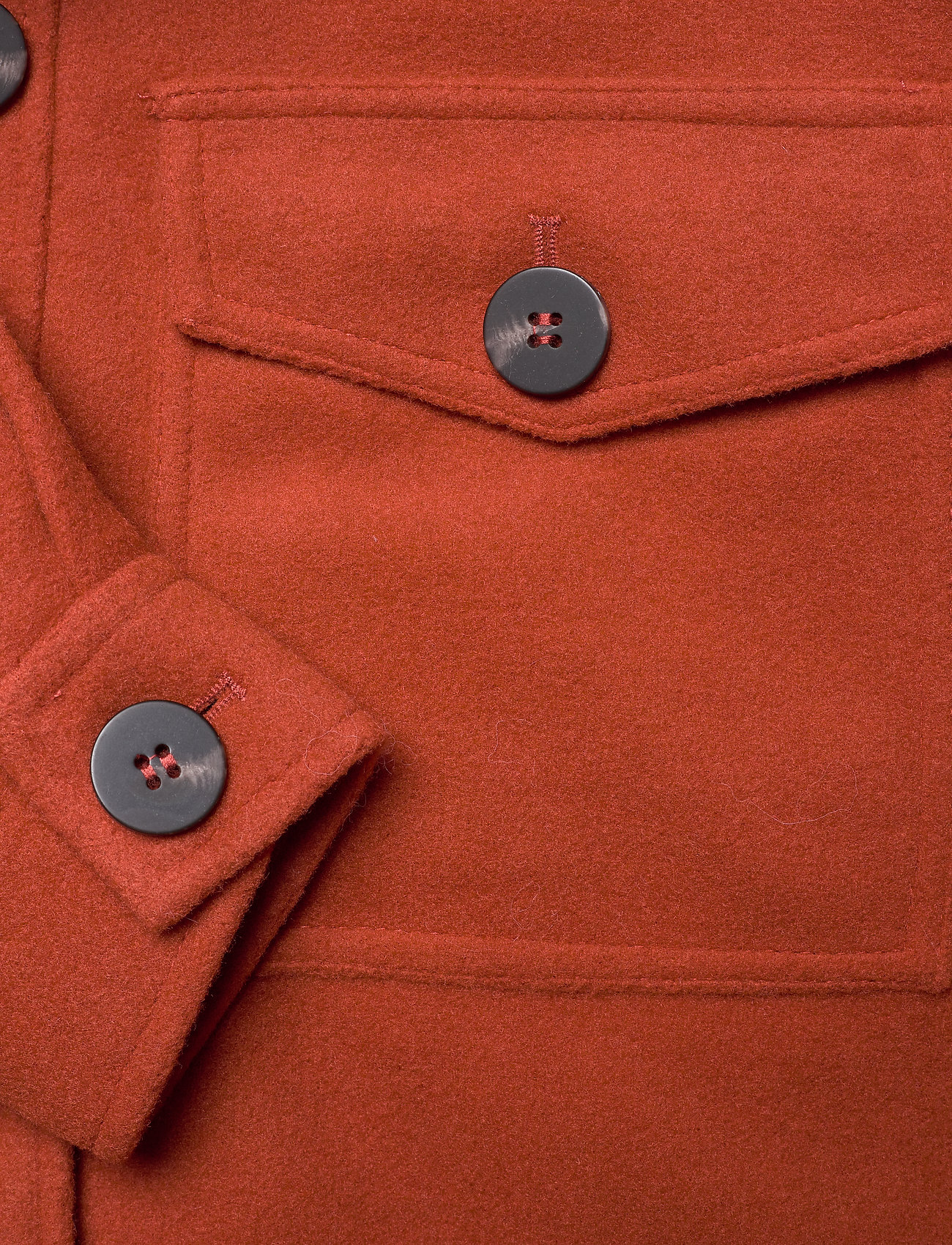 Short JacketketchupVila Virumble JacketketchupVila Wool Wool Short Short Virumble Virumble Wool HWED9I2