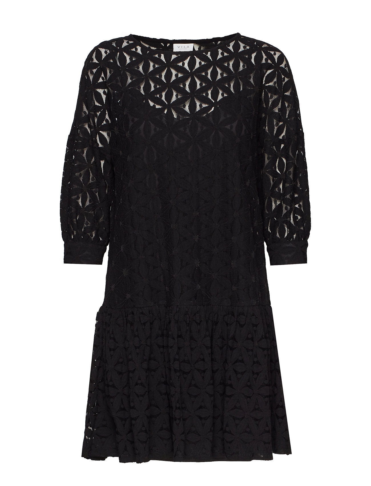 Viprua 34 Dress Jurk Knielengte Zwart Vila vila kopen in de aanbieding