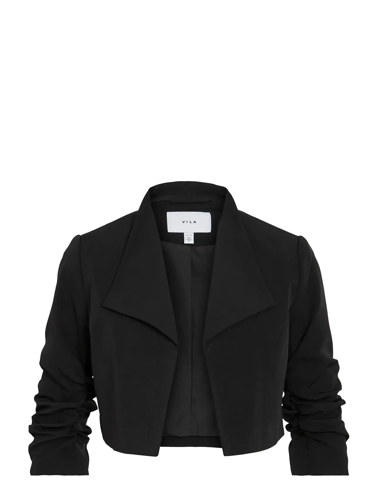VILA Viher Bin Cropped Blazer - Noos Schwarz - 36 - Damen