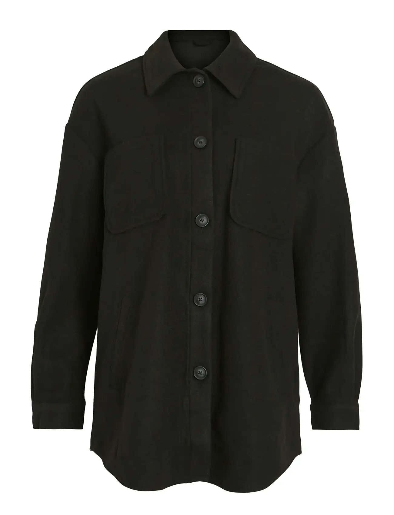 Vikimmi Shirt L/S Jacket - Noos Black Vila