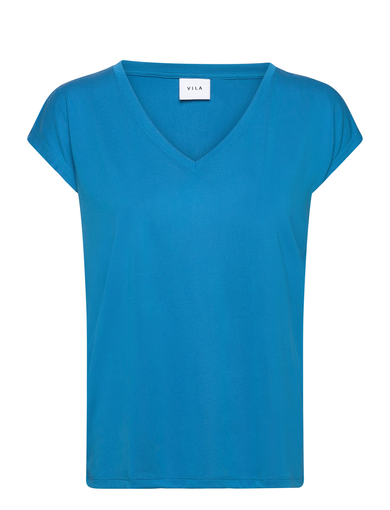 Vimodala V-Neck S/S Top - Noos Blue Vila