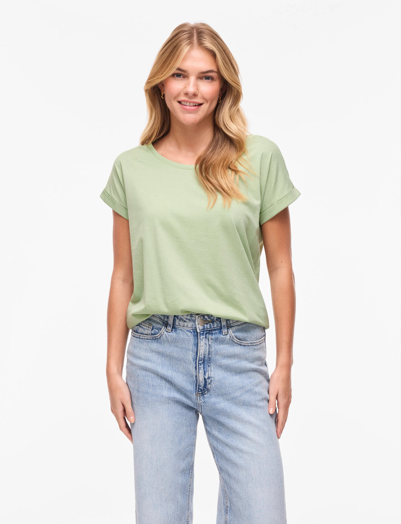 Vila Vidreamers New Pure T-Shirt-Noos, S, Green, T-Shirts & Toppe > Kortærmede, Dame