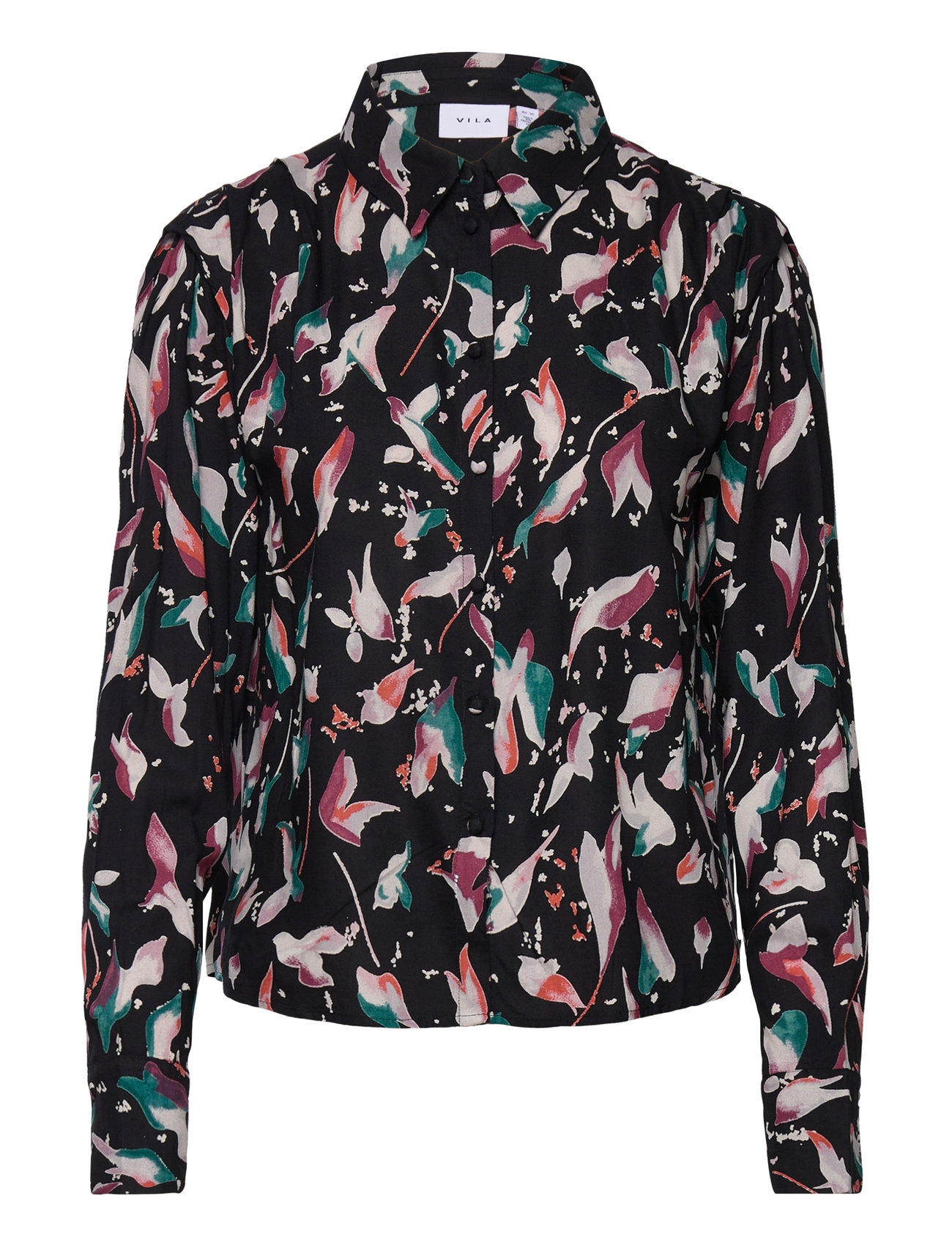 Vidalina L/S Shirt/Su Black Vila