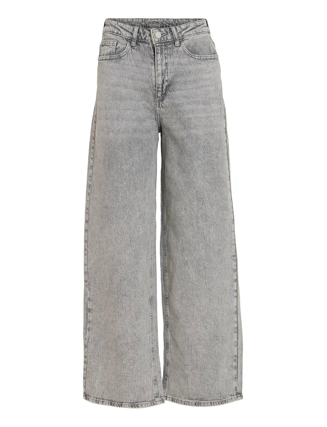 VILA Vifreya Jaf Hw Wide Jeans - Noos Grau - 42x32 - Damen