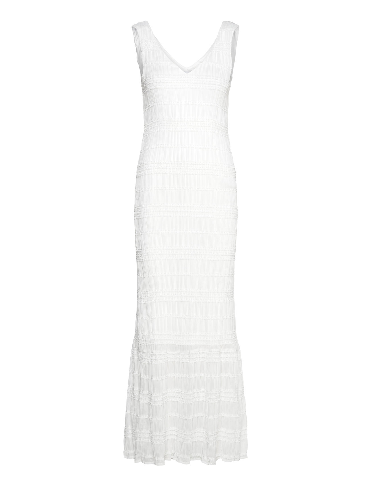 Vihilma V-Neck S/L Maxi Dress/Br/Dc Bröllopsklänning White Vila