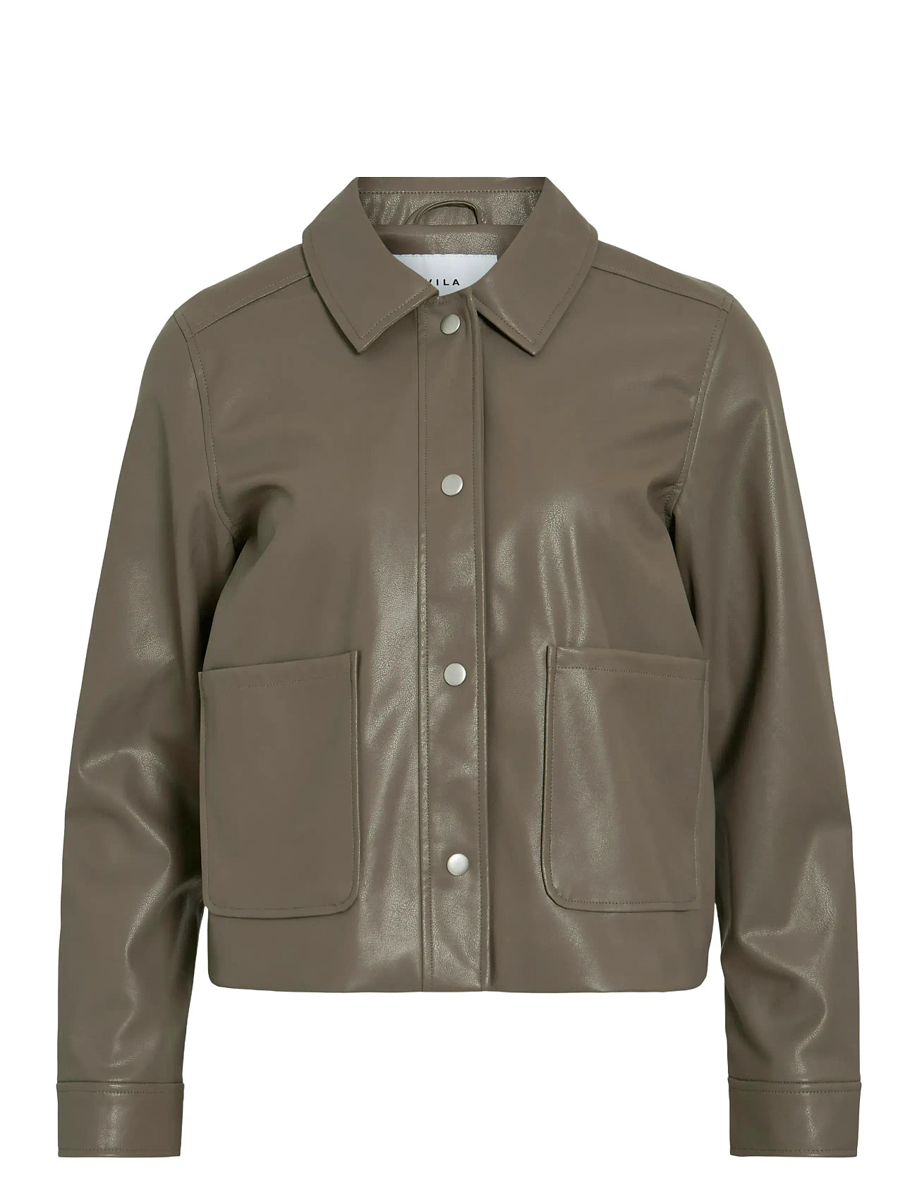 VILA Vihellium Kurz Jacke - Noos Braun - 42 - Damen