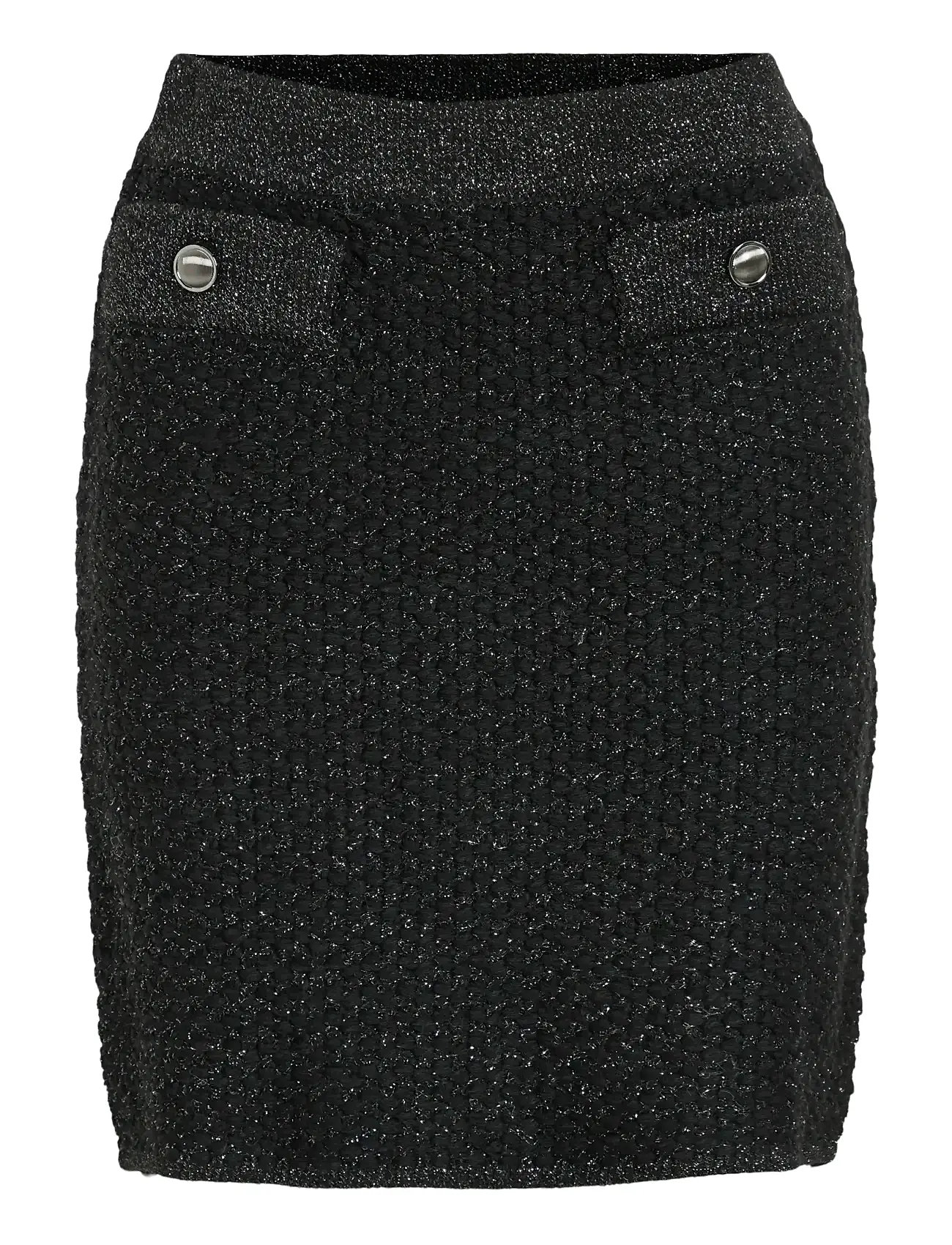 VILA Vimalay Kurz Knit Rock Schwarz - XS - Damen