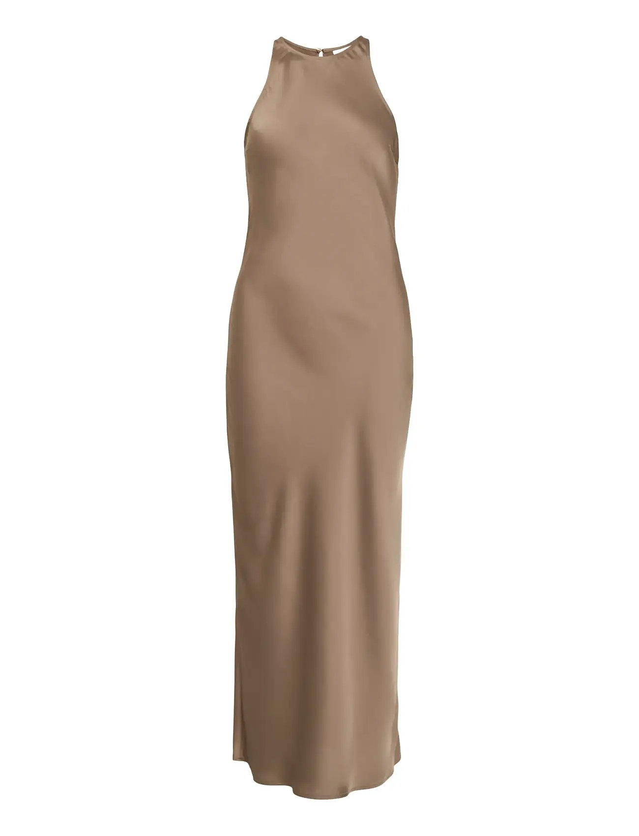 VILA Viravenna S/L Ankle Kleid - Noos/Oc Braun - 42 - Damen