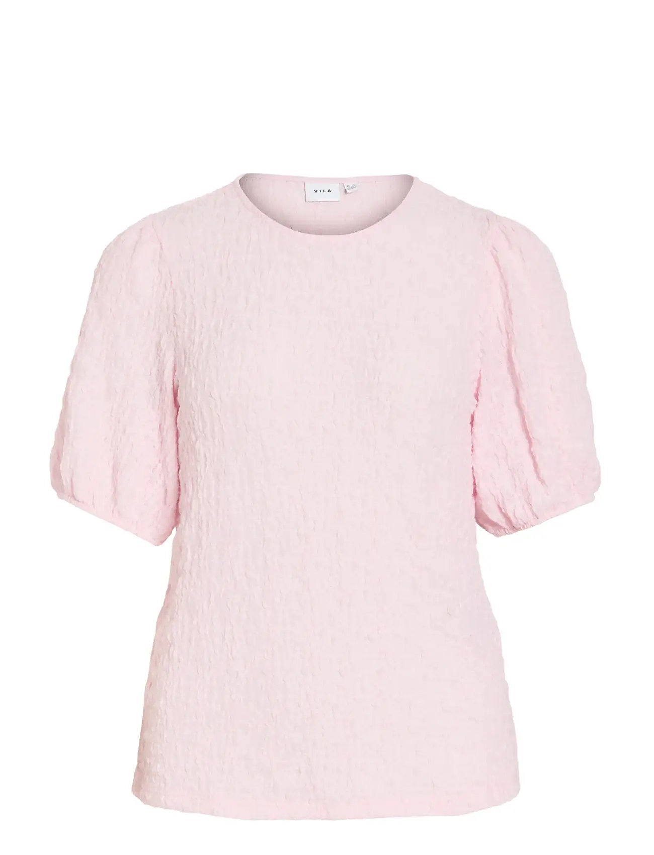 VILA Vifall O-Neck 2/4 Oberteil - Noos Pink - S - Damen