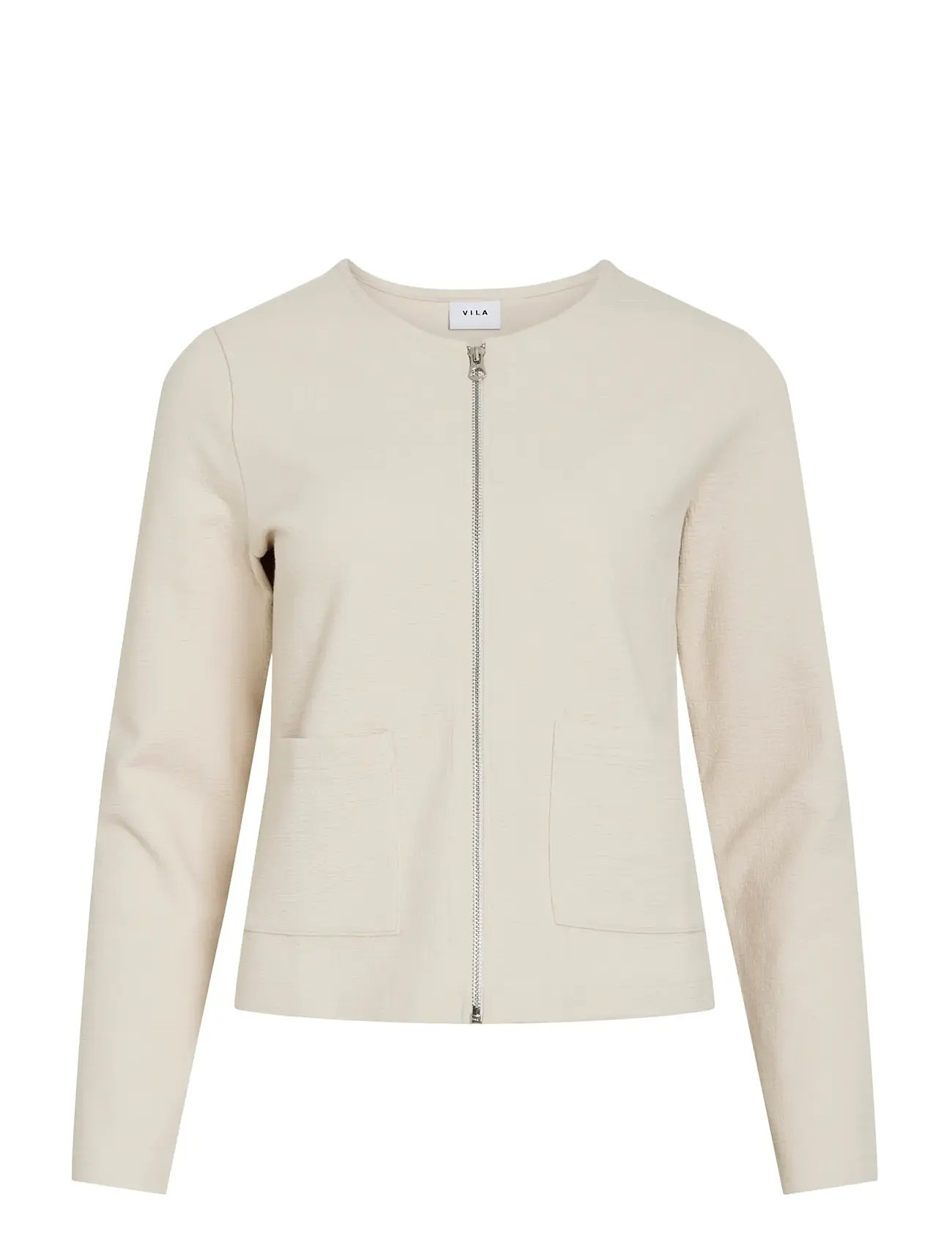 VILA Vigarden L/S Kurz Cardigan - Noos Cream - XL - Damen