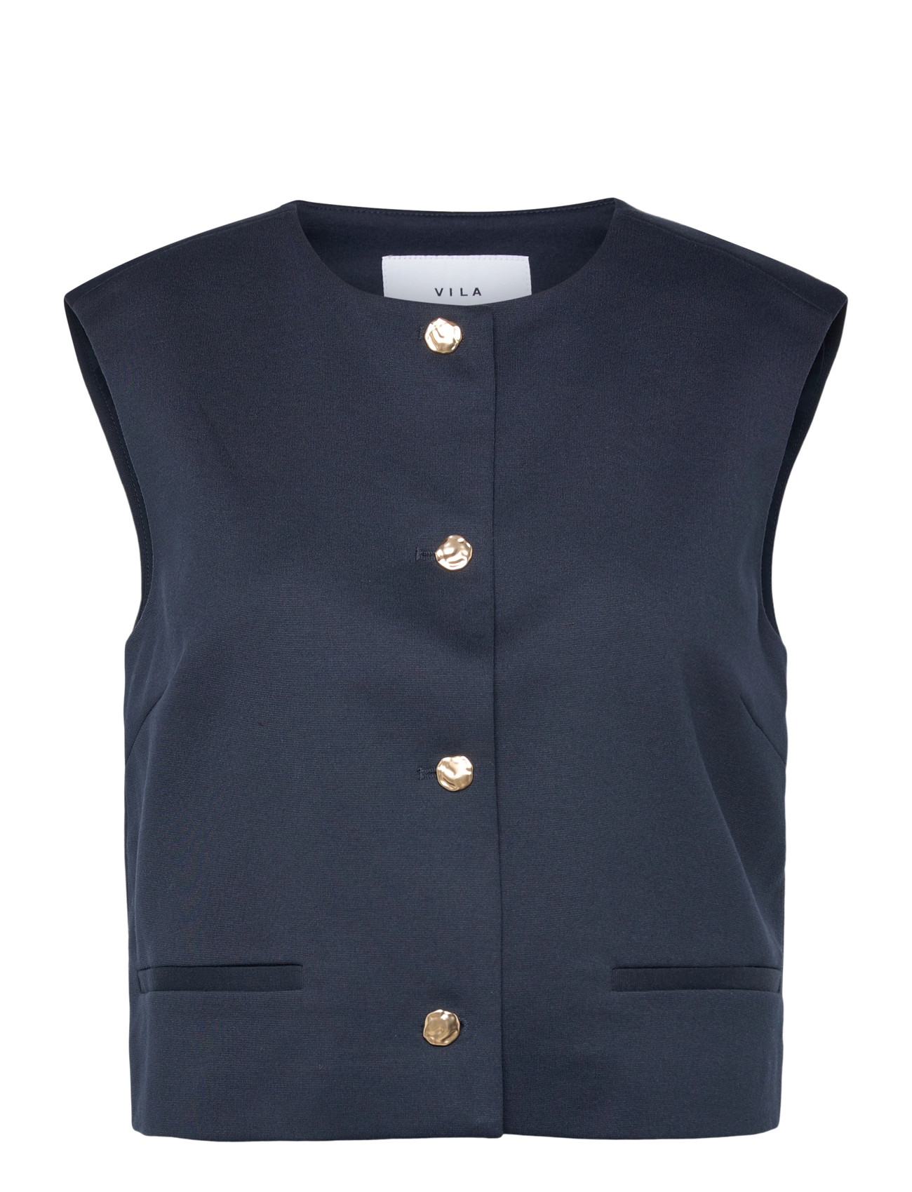 Vila Vitilda S/L Vest, 36, Navy, Veste > Strikkede Veste, Dame