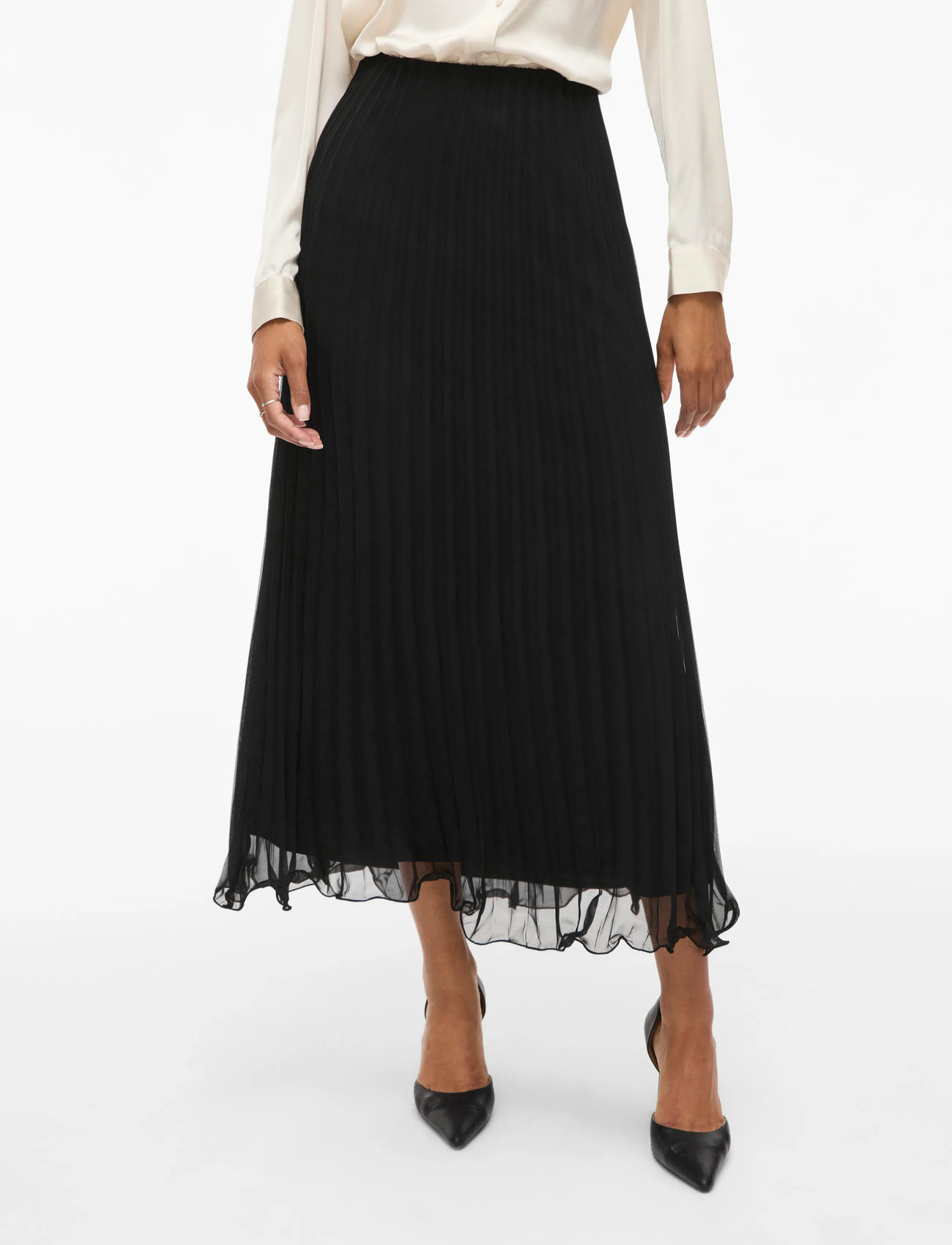 Vila Vicalla Ankle Skirt - Noos, 38, Black, Nederdele > Maxi Nederdele, Dame