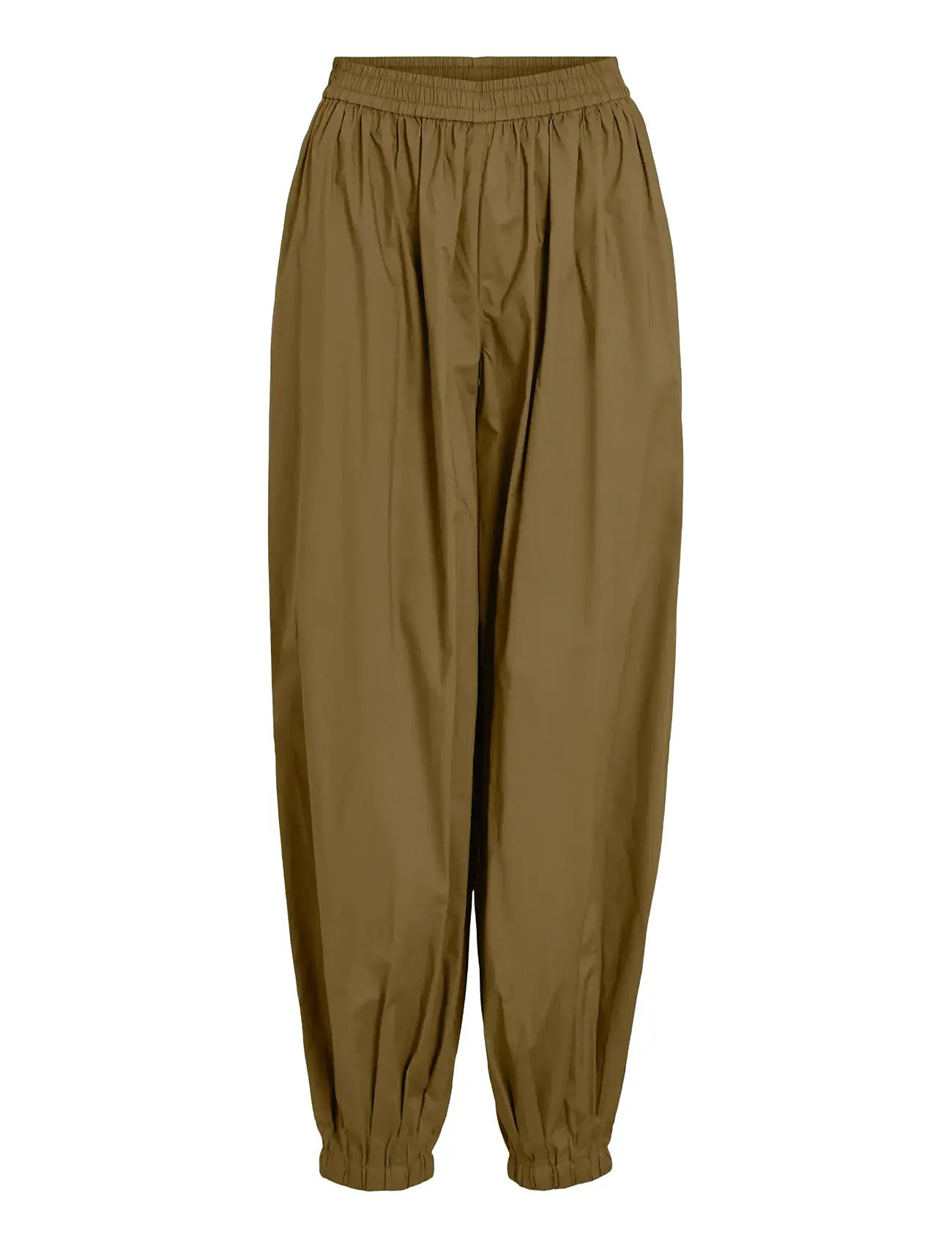 Vila Viemilie Hw Parachute Pants, 40, Khaki green, Bukser > Brede Ben, Dame