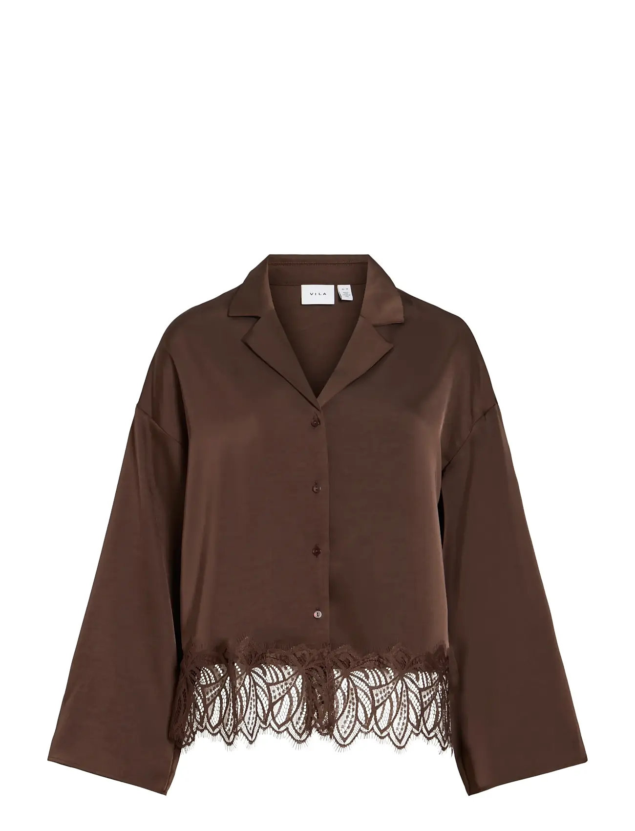 VILA Vilea Shirt Braun - 34 - Damen