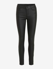 Vila - VICOMMIT COATED RWSK NEW PANT - skinny jeans - black - 0