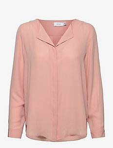 VILUCY L/S SHIRT - long sleeved blouses - misty rose