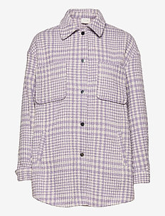 VICEYLA L/S SHIRT JACKET - overshirts - lavender