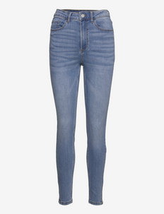 VISKINNIE IT HW 7/8 ZIP JEANS MBD - skinny jeans - medium blue denim