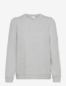 VIRUSTIE L/S SWEAT TOP - sweatshirts - light grey melange