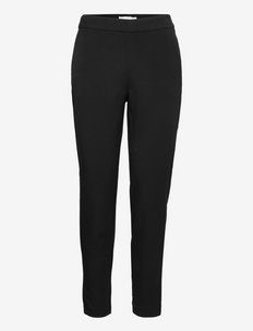 VICARRIE ANN RW 7/8 CARROT PANTS - bukser med lige ben - black