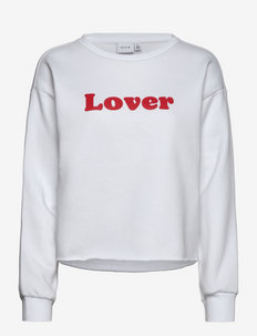 VILOVER L/S SWEAT - sweatshirts - white