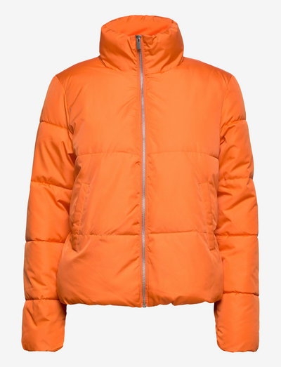 VITATE L/S SHORT PUFFER JACKET - - down- & padded jackets - burnt orange