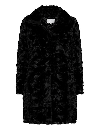 Vila Viseria Coat/4 - Faux Fur | Boozt.com