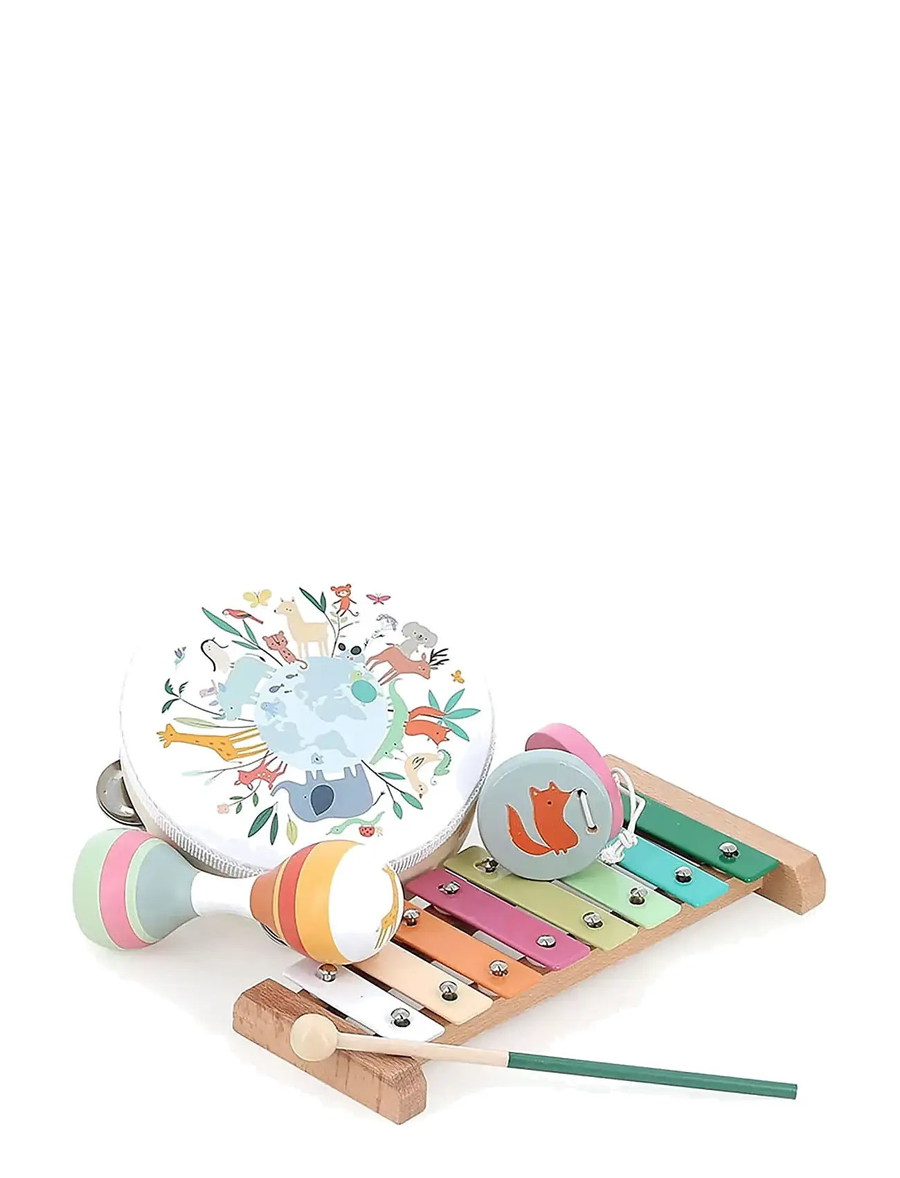 VILAC Musical Set - Percussion Patterned - One Size - Kinder
