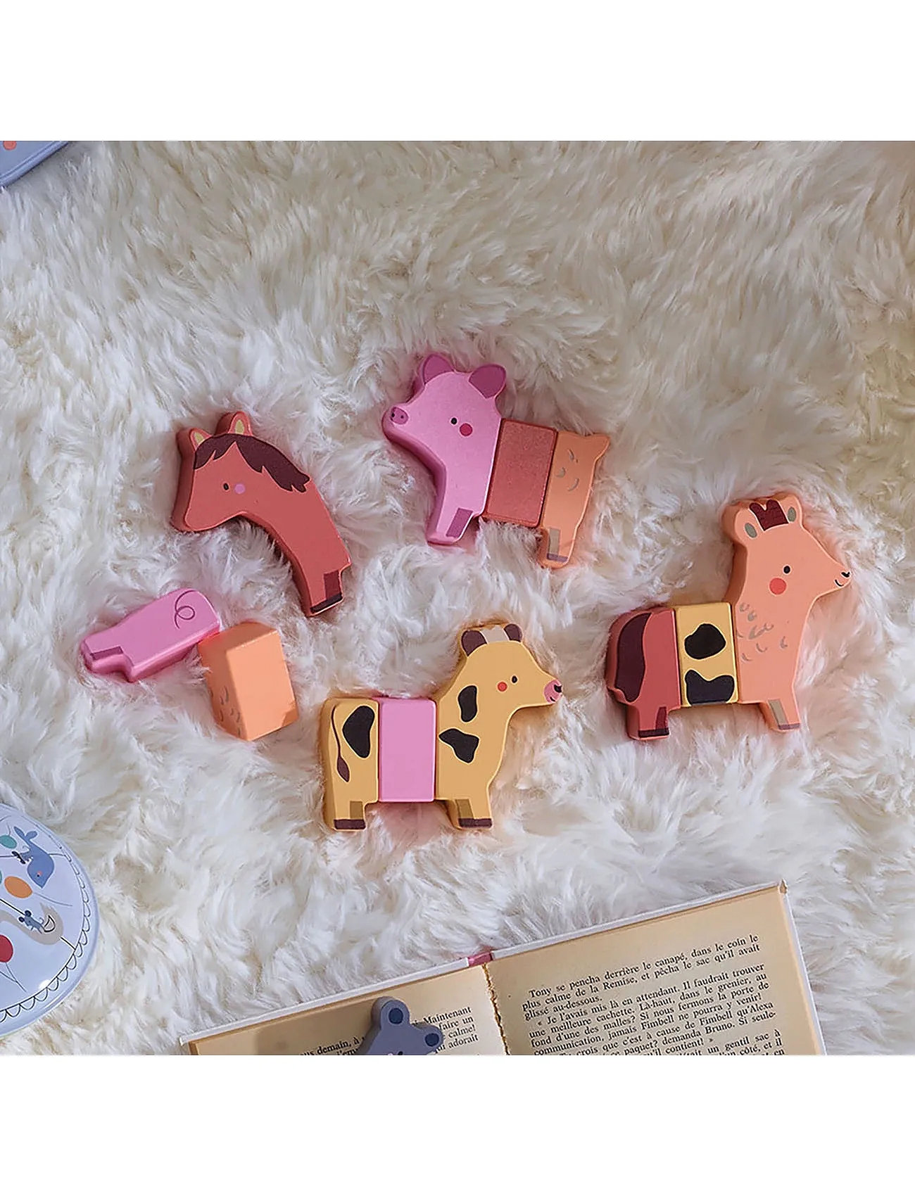 Vilac Magnetic Animals 12 Pcs, One Size, Multi/patterned, Legesæt & Actionfigurer > Dyr, Børn