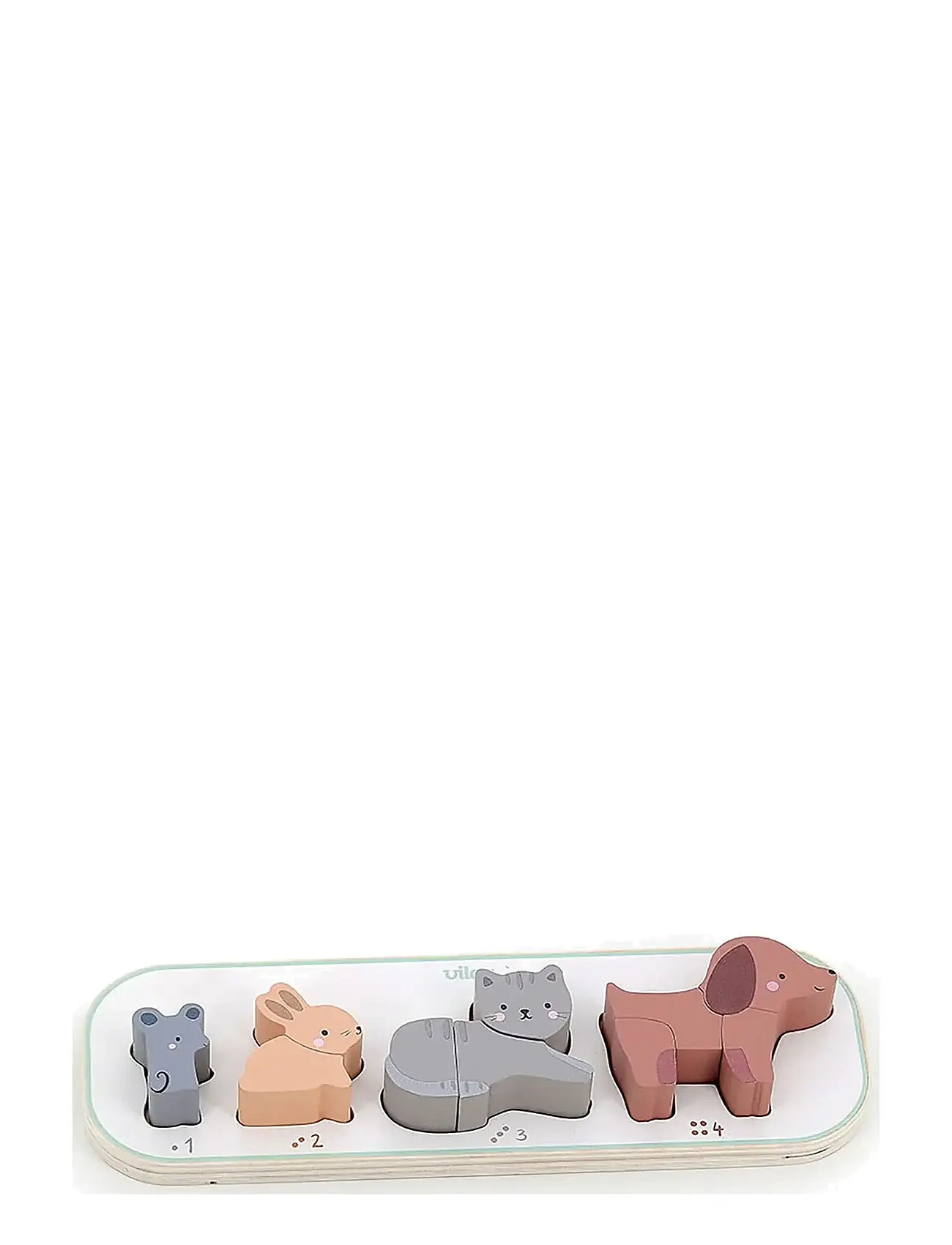 VILAC Puzzle 10 Pcs - Four Animals Patterned - One Size - Kinder