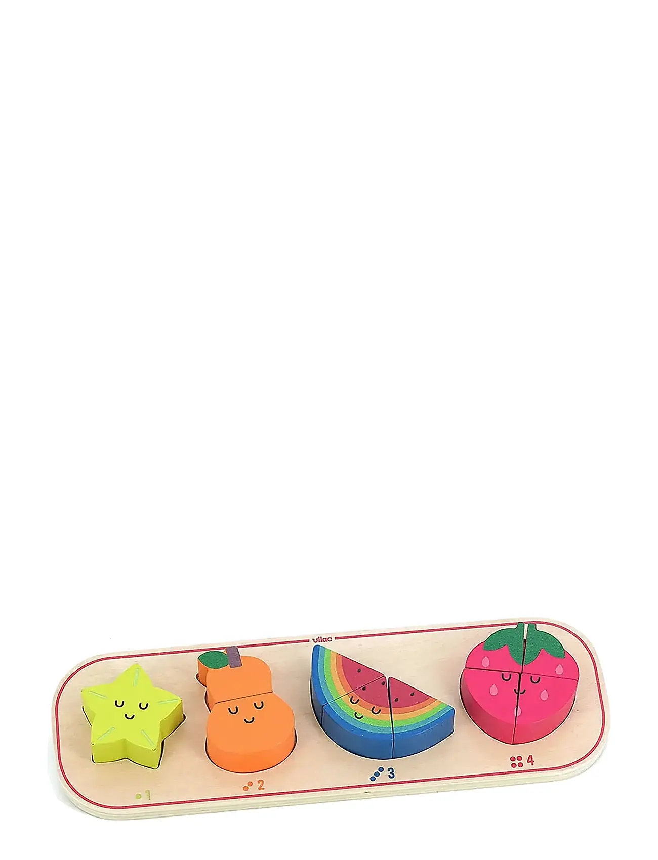 VILAC Puzzle 10 Pcs - Four Fruits Patterned - One Size - Kinder