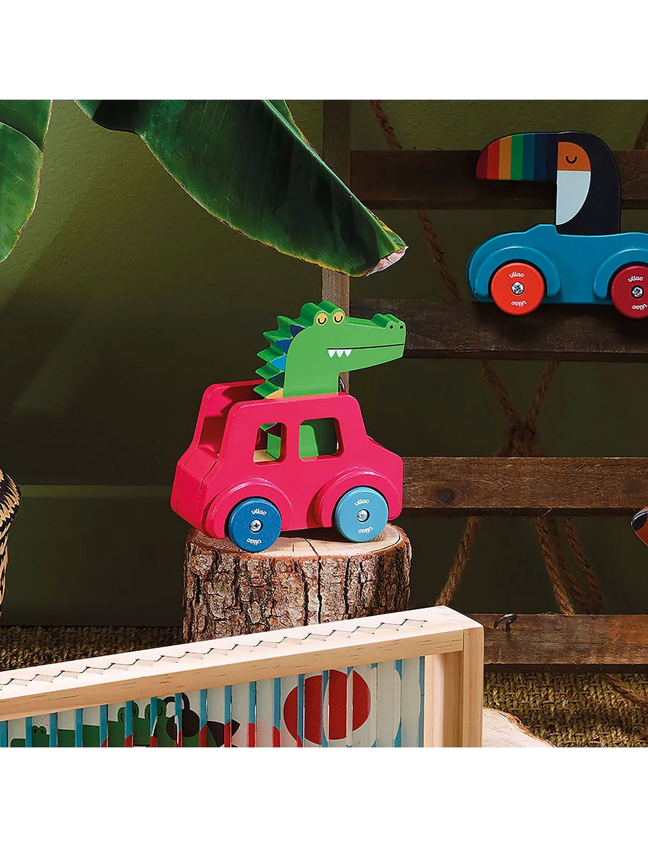 Vilac Honking Car - Crocodile, One Size, Multi/patterned, Toy Cars > Other Toy Cars, Børn