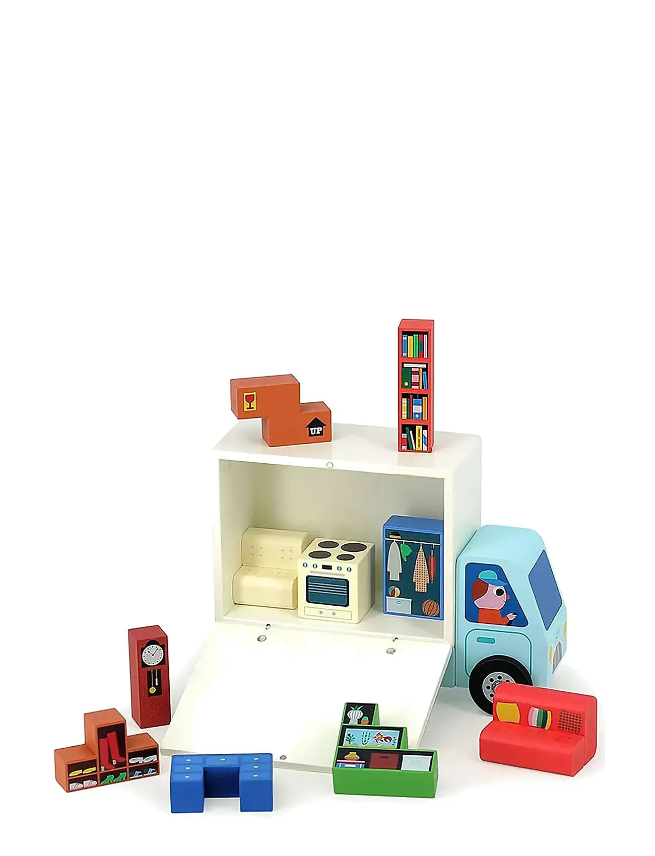 VILAC Logic Game 19 Pcs - Moving Van Patterned - One Size - Kinder