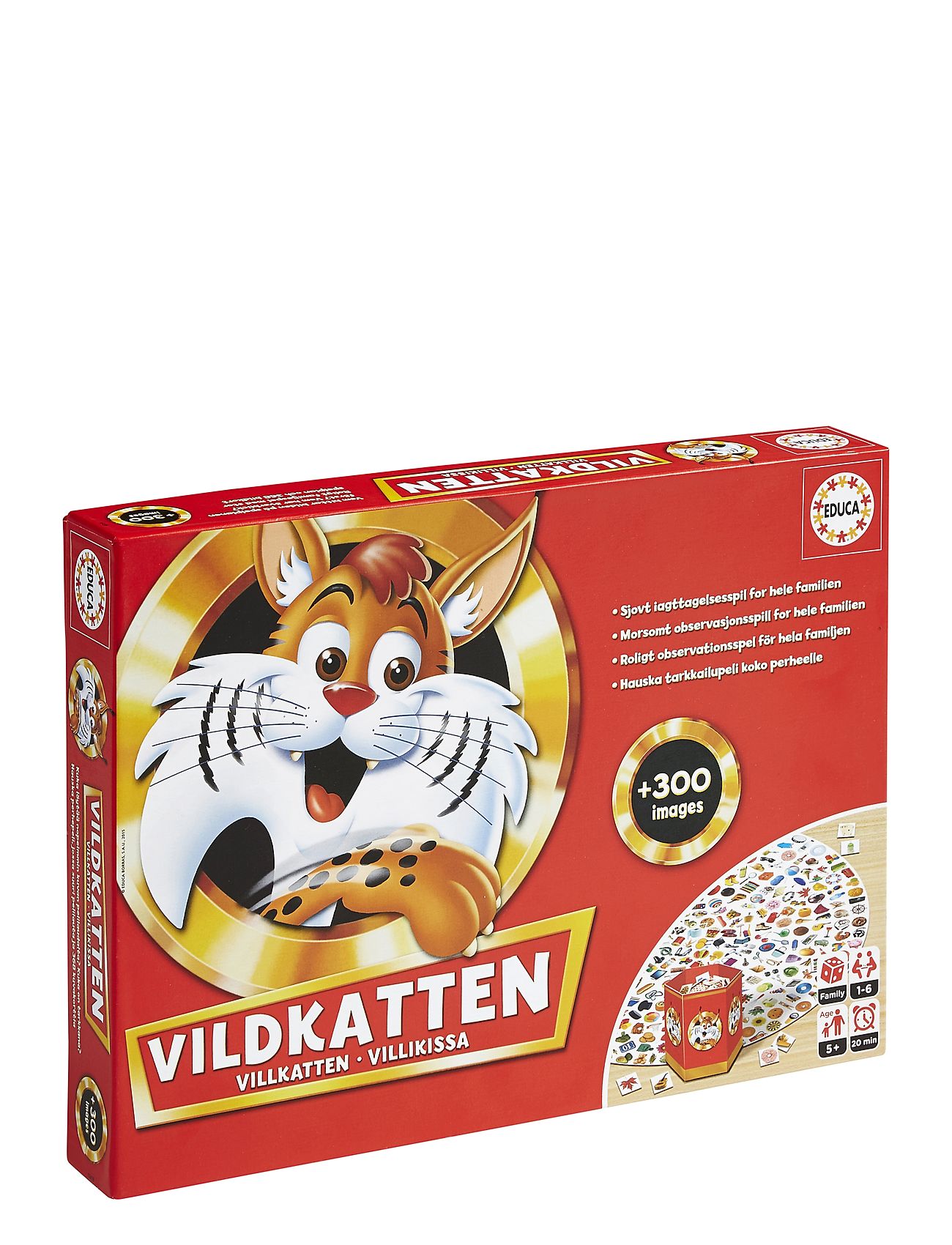 Vildkatten Classic 300 Toys Puzzles And Games Games Board Games Multi/patterned Vildkatten
